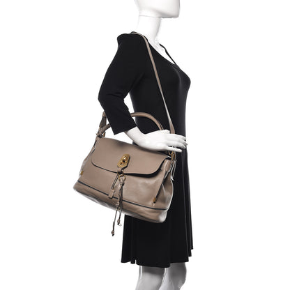 Chloe Calfskin Medium Owen Flap Bag Motty Grey 2 of 14