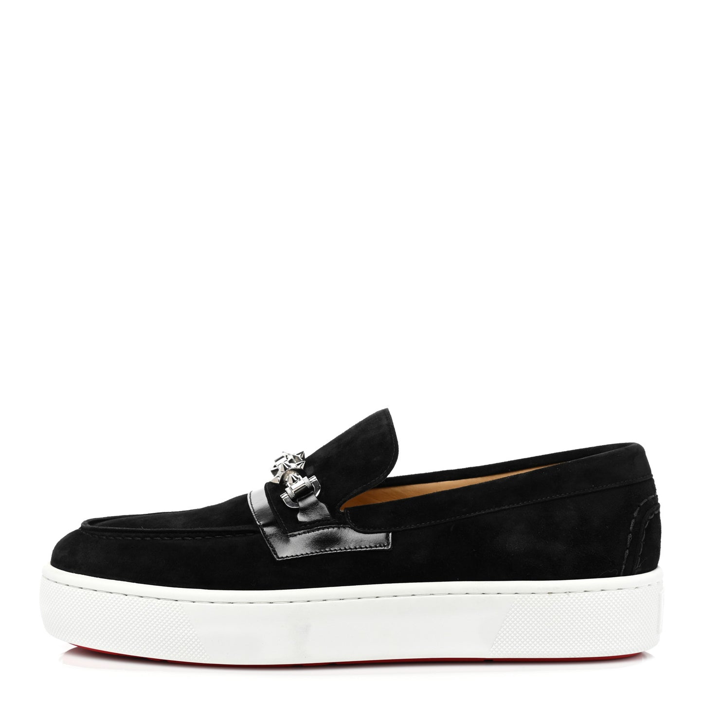 Veau Velours Metallur Sneakers 43 Black Silver