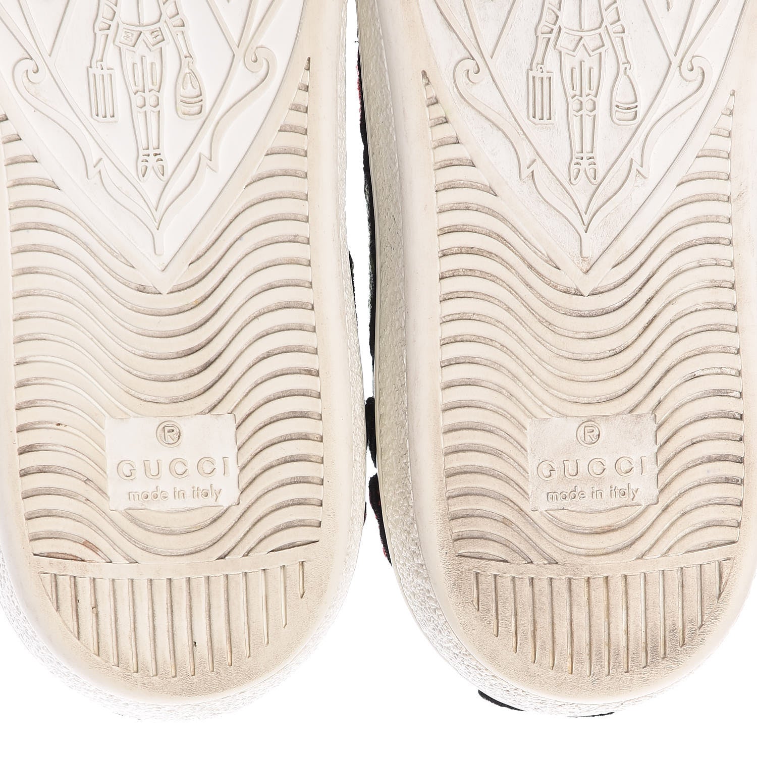 Gucci Metallic Calfskin Floral Embroidered Womens Ace Sneakers 36.5 Silver 17 of 17