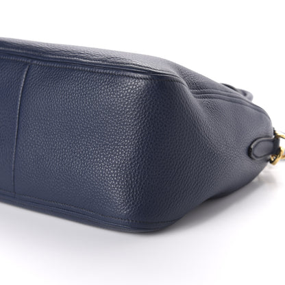 Prada Vitello Phenix Top Handle Bag Baltico 7 of 9