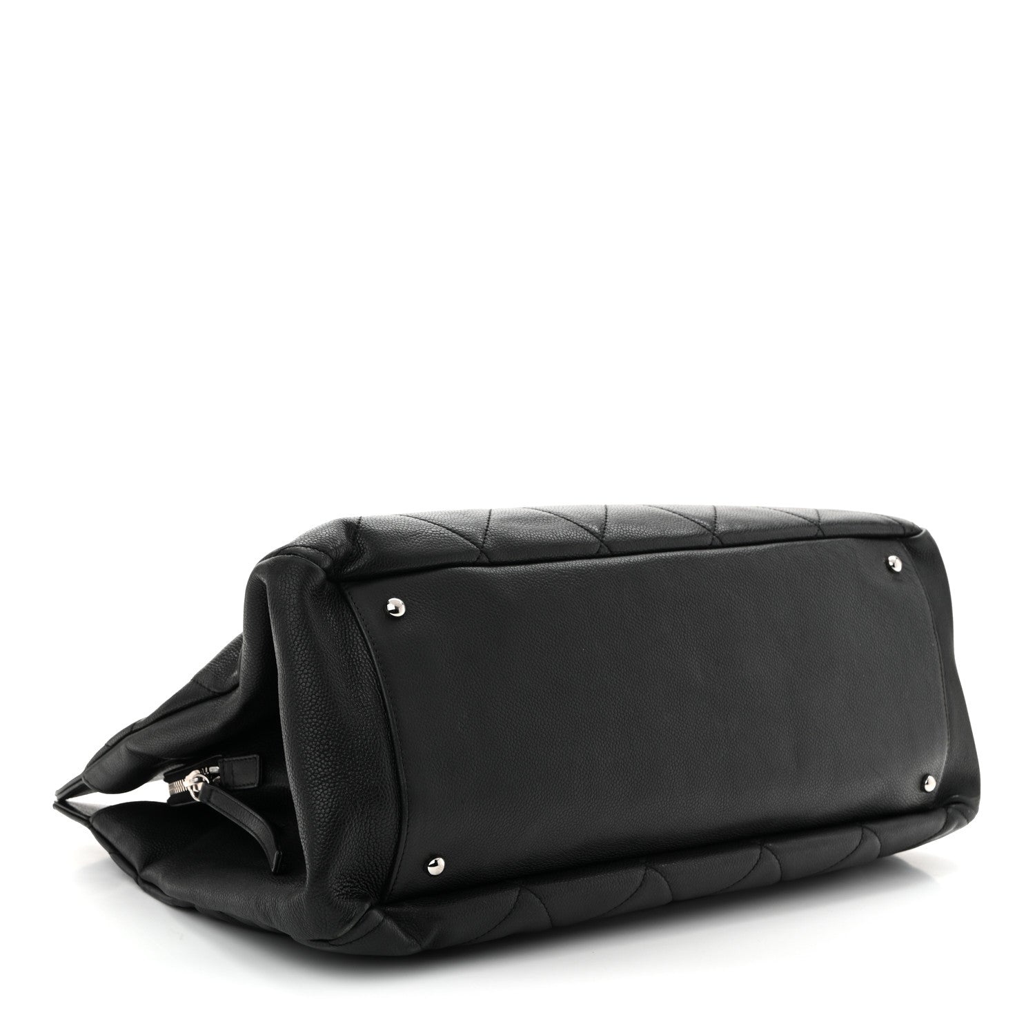 Chanel Caviar Quilted Timeless CC XL Shopping Tote Black 4 of 10