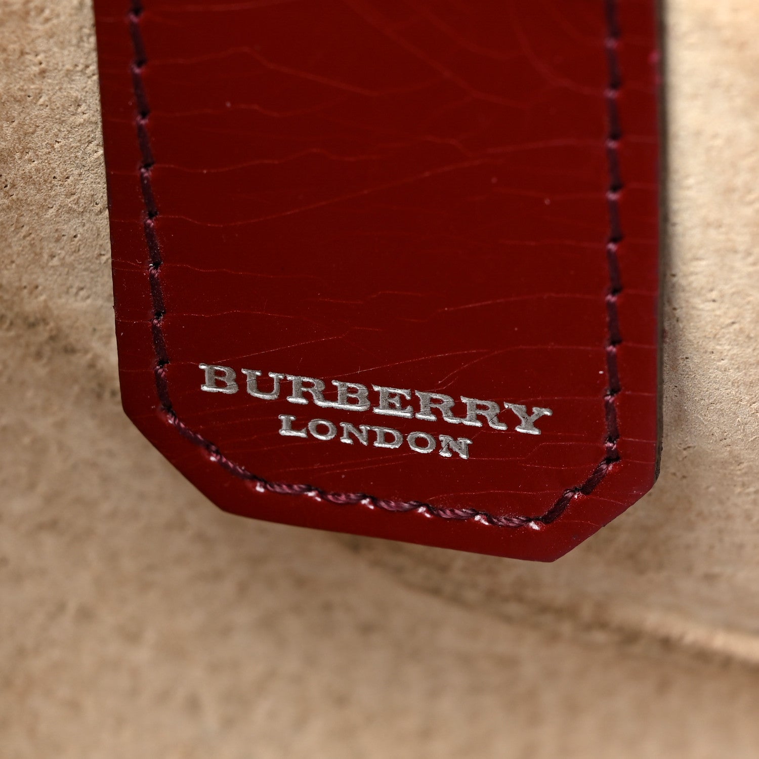 Burberry Haymarket Check Shoulder Bag Red 5 of 21