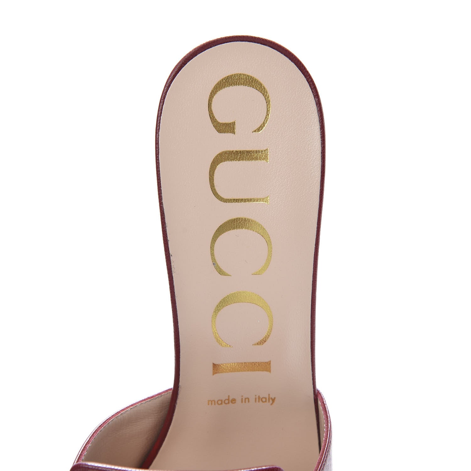 Gucci Malaga Kid Crystal Square G Madelyn Mules 40 Romantic Cerise 7 of 11