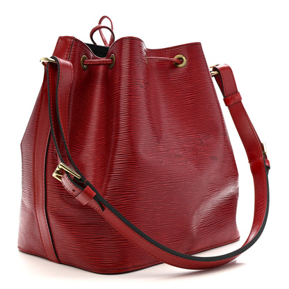 Louis Vuitton Epi Petit Noe Castillan Red 3 of 12