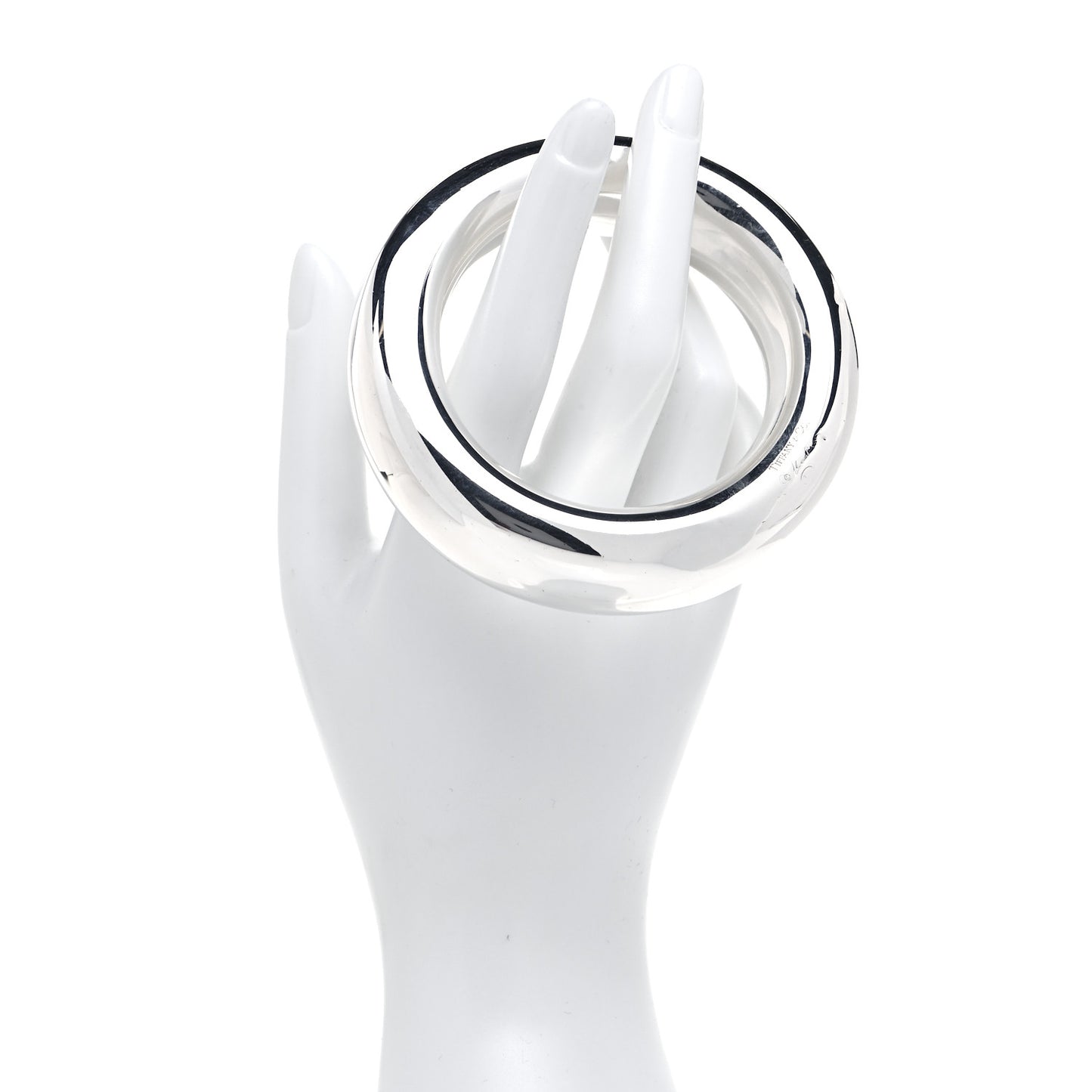 Sterling Silver Elsa Peretti Doughnut Bangle Bracelet
