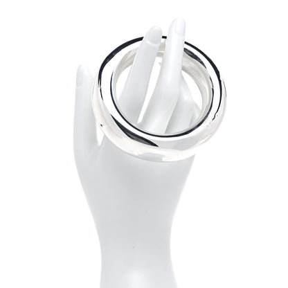 Tiffany Sterling Silver Elsa Peretti Doughnut Bangle Bracelet 2 of 4