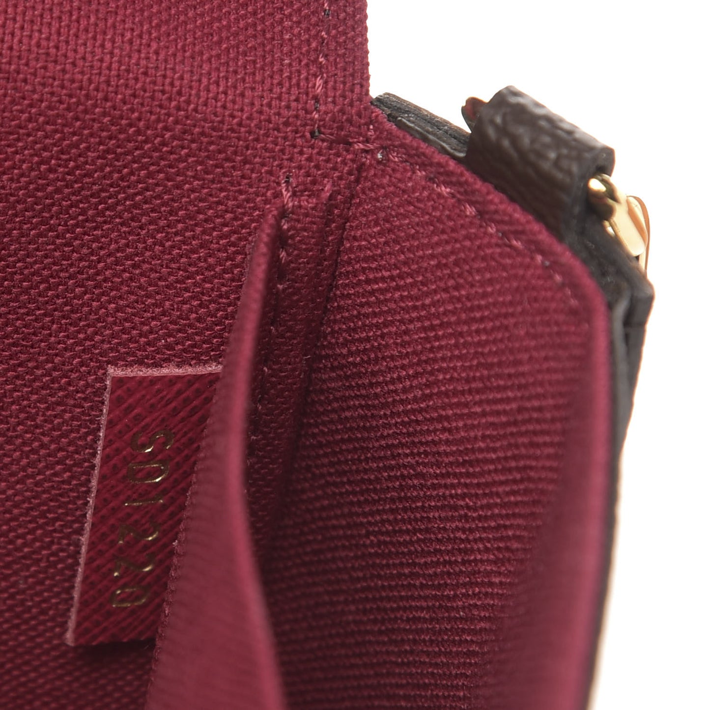 Monogram Pochette Felicie Chain Wallet Fuchsia