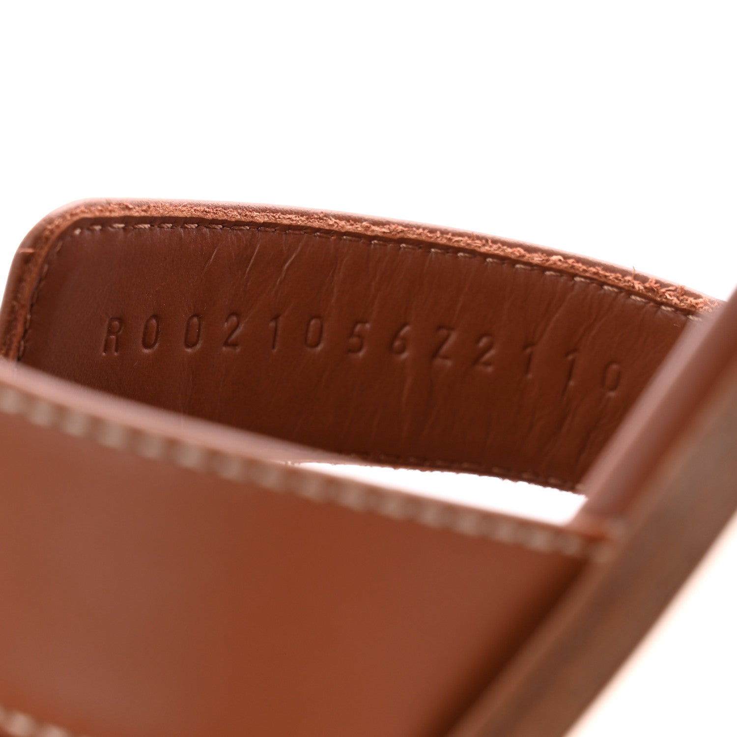 Hermes Box Calfskin Oran Sandals 37.5 Gold 8 of 10