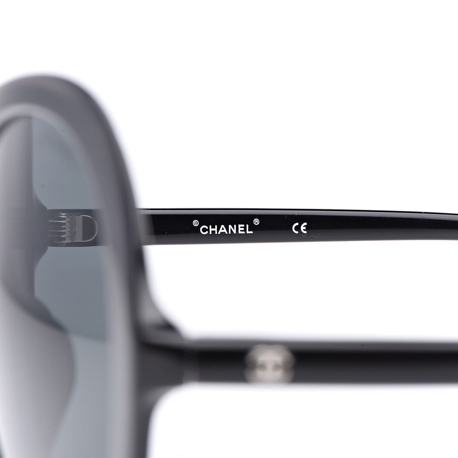 Chanel CC Oval Sunglasses A71227 Black 5 of 7