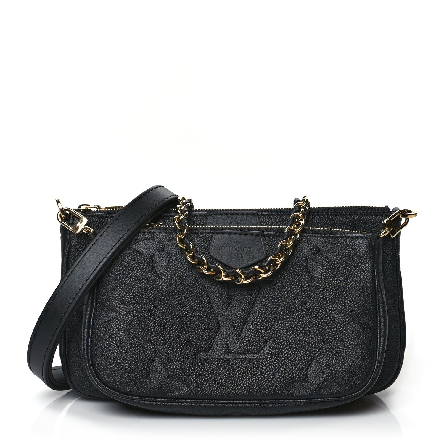 Louis Vuitton Empreinte Monogram Giant Multi Pochette Accessories Black 1 of 10