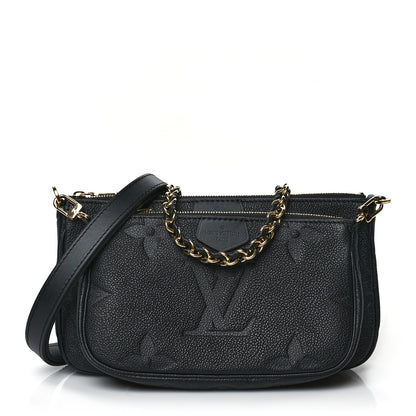 Louis Vuitton Empreinte Monogram Giant Multi Pochette Accessories Black 1 of 10