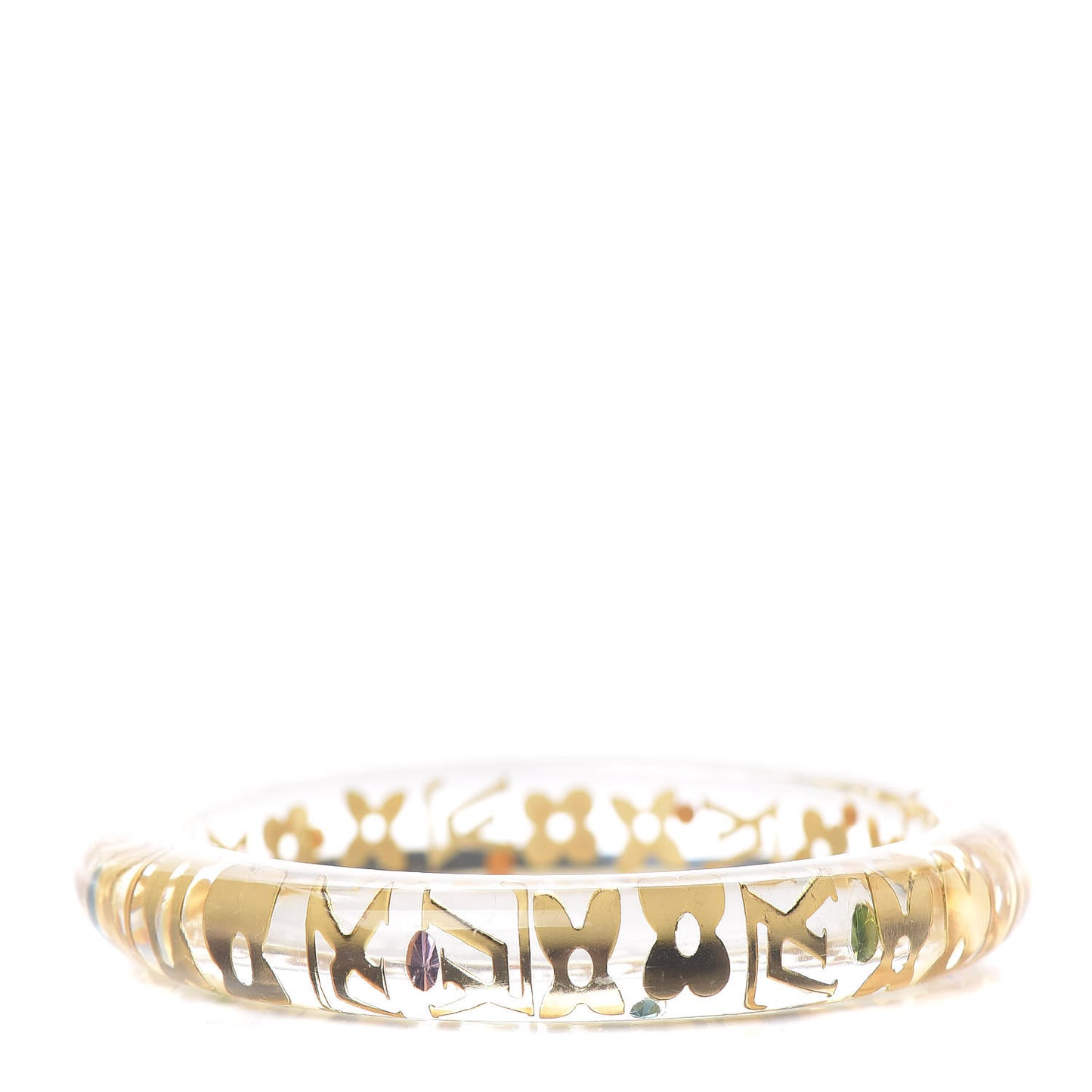 Resin Swarovski Medium Inclusion Bracelet PM Transparent