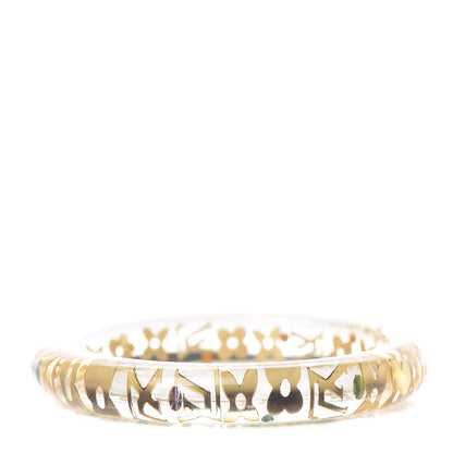 Louis Vuitton Resin Swarovski Medium Inclusion Bracelet PM Transparent 1 of 3