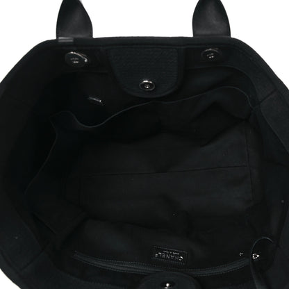 Chanel Mixed Fibers Medium Deauville Tote Black 6 of 13
