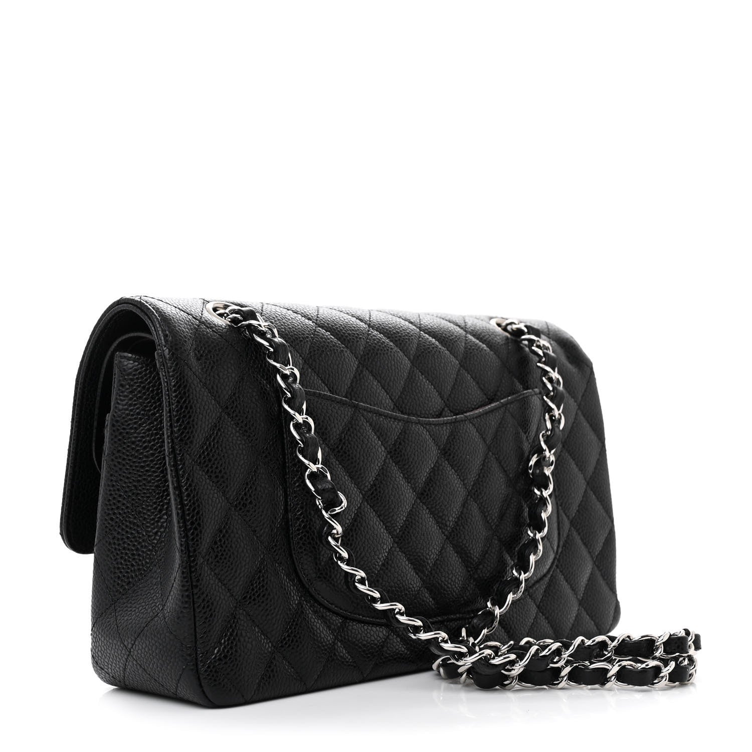 Chanel Caviar Quilted Medium Double Flap Black 3 of 11