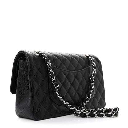 Chanel Caviar Quilted Medium Double Flap Black 3 of 11