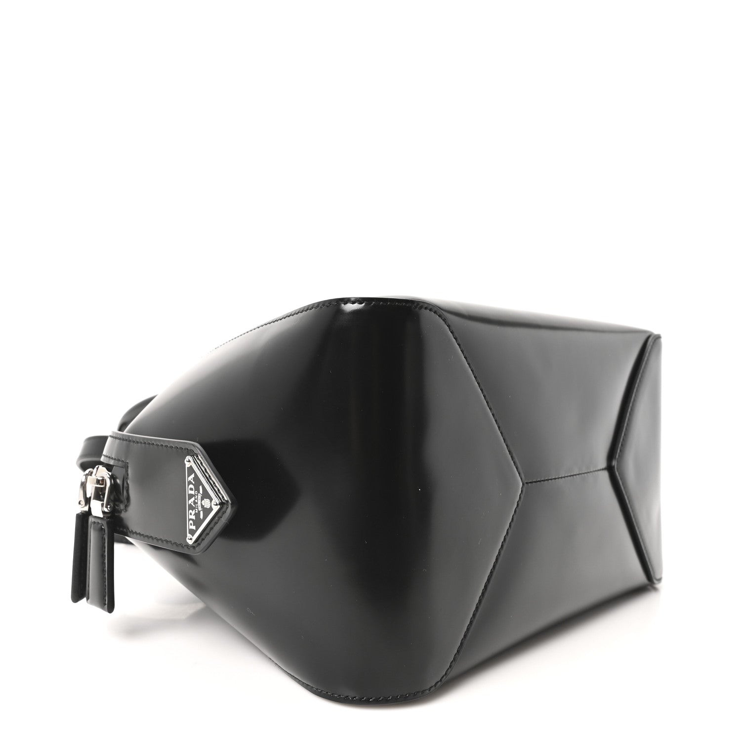 Prada Spazzolato Small Supernova Handbag Black 9 of 10