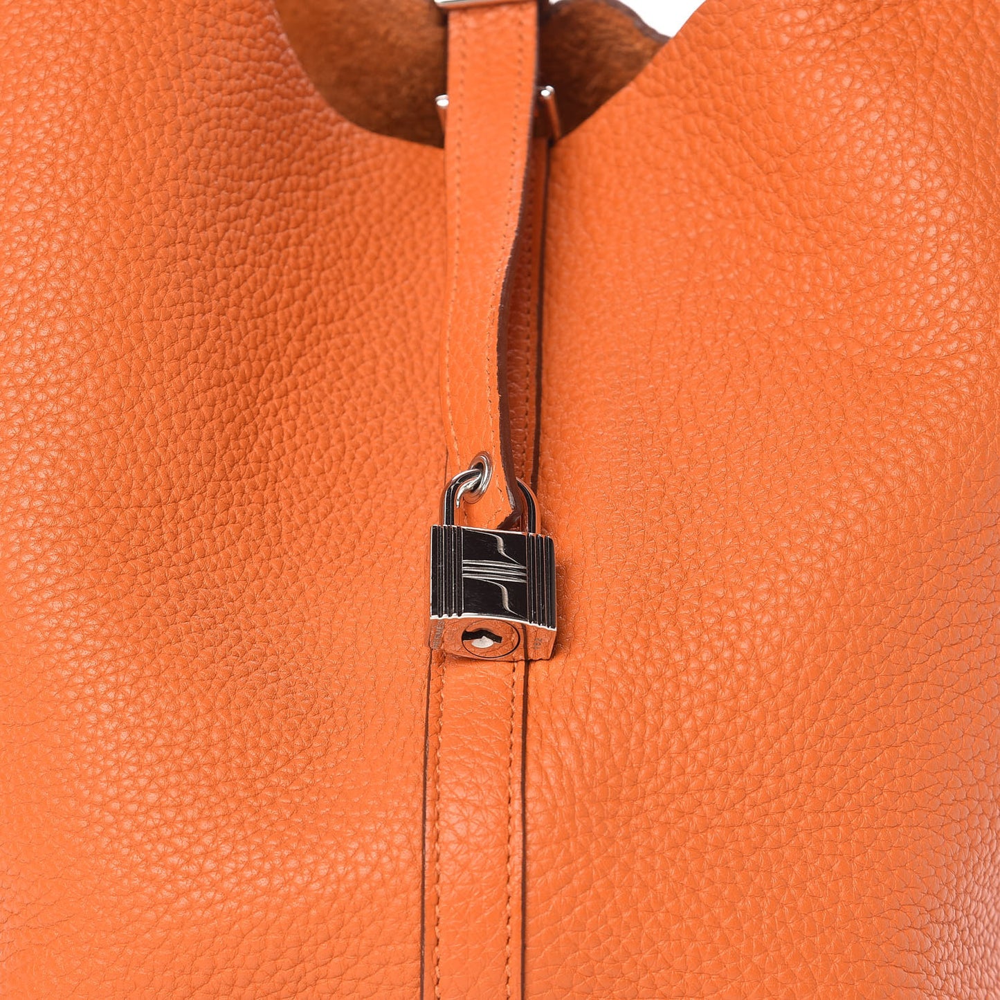 Taurillon Clemence Picotin Lock 22 MM Orange