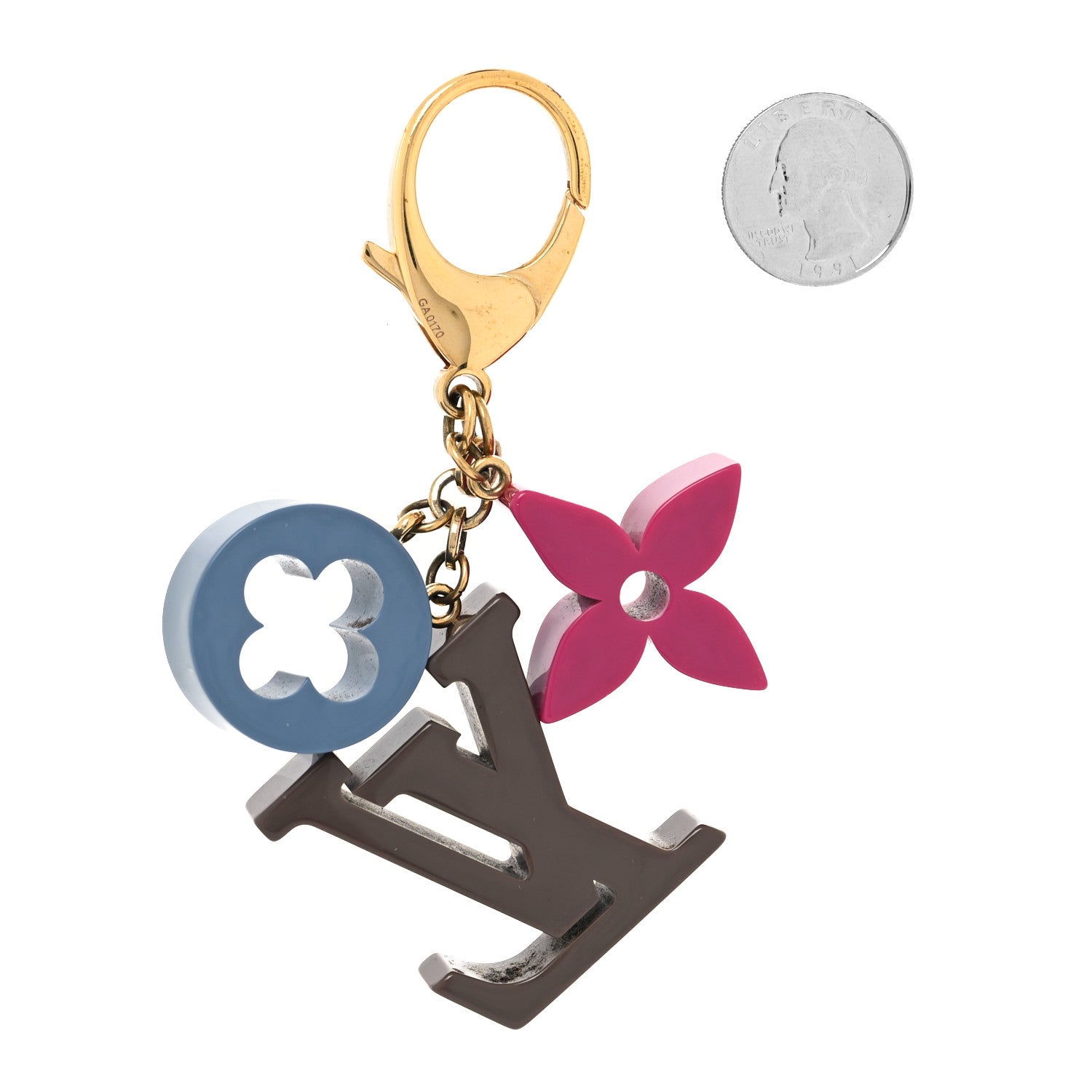Louis Vuitton Resin Playtime Bag Charm Marron 2 of 4