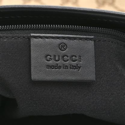 Gucci GG Monogram Web Flat Messenger Bag Black 6 of 10
