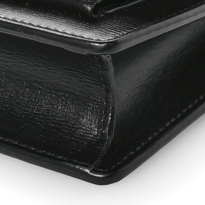 Saint Laurent Calfskin Monogram Sunset Chain Wallet Black 10 of 10