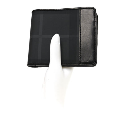 Burberry London Check Bi-Fold Mens Wallet Charcoal Black 2 of 6