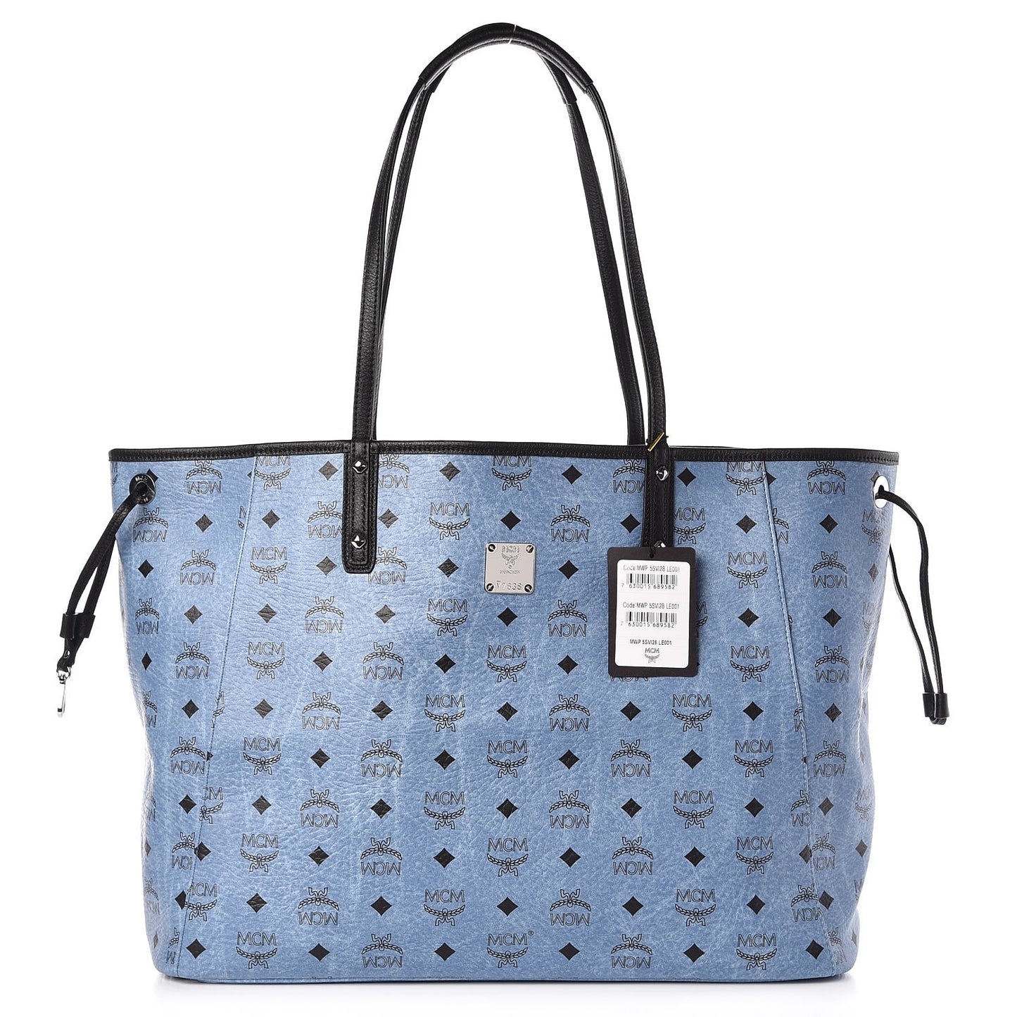 Visetos Reversible Shopper Tote Blue