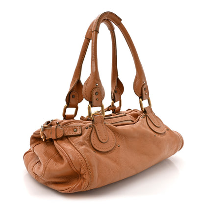 Chloe Calfskin Medium Paddington Satchel Tan 3 of 14