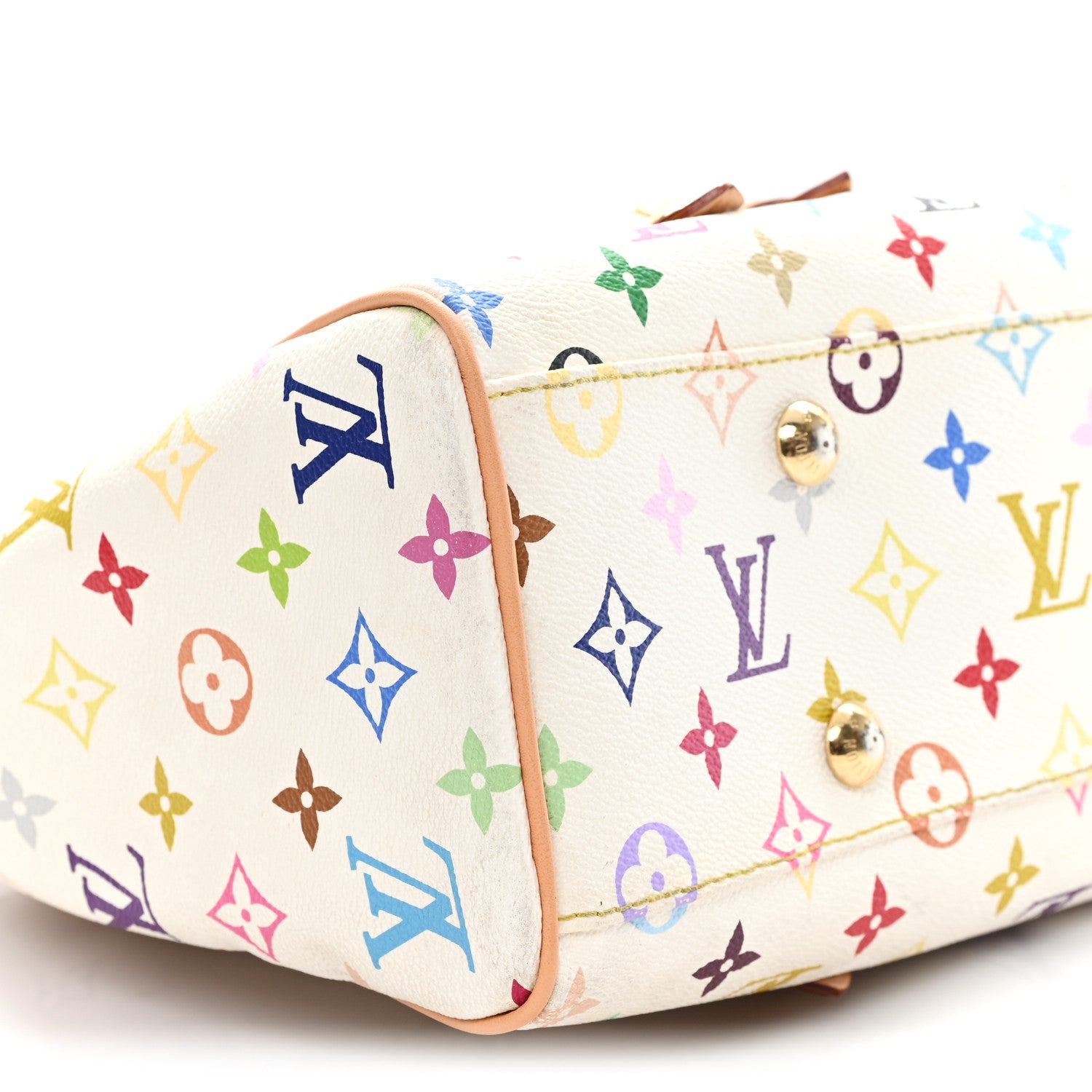 い*か様 売れたらおばあちゃんが喜ぶLouis Vuitton モノグラム ポー Louis Vuitton Monogram Multicolor Aurelia MM White 1812115