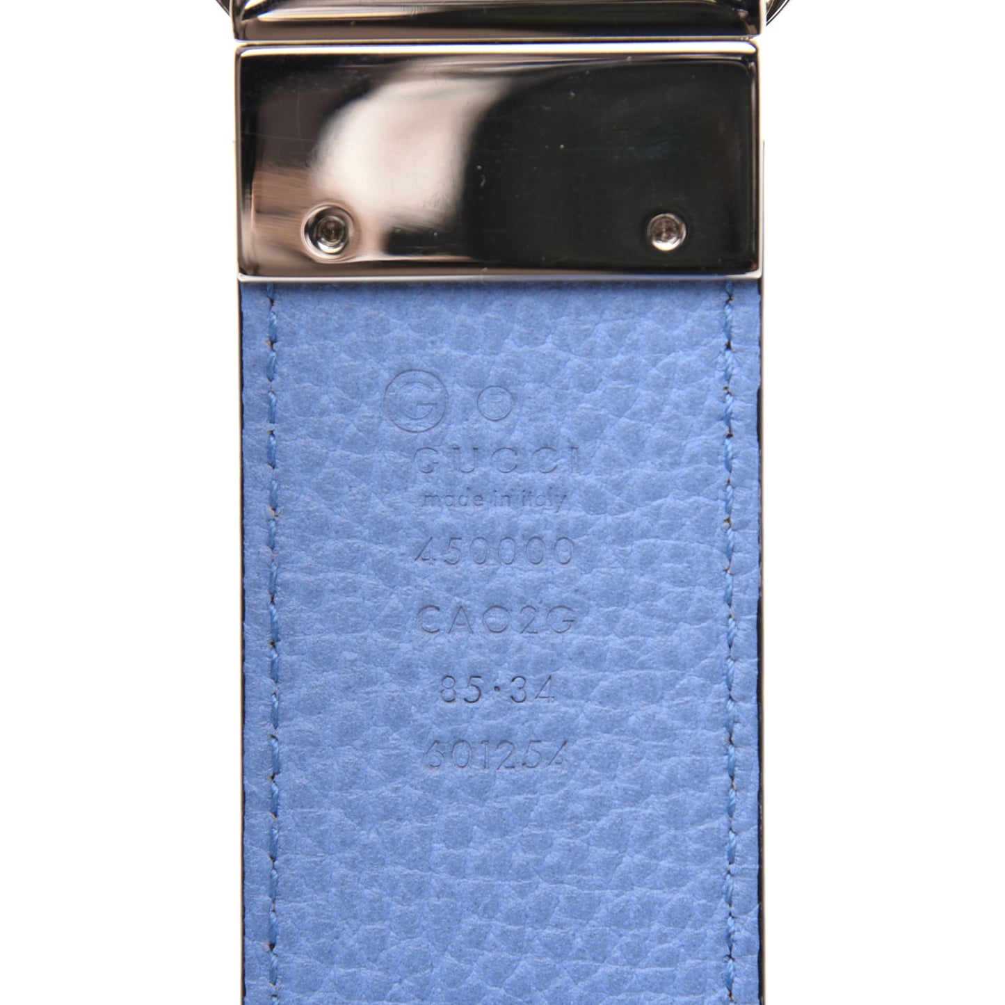 Dollar Calfskin 1973 Reversible Belt 85 34 Black Mineral Blue
