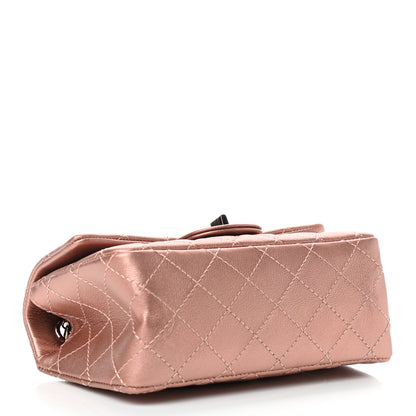 Chanel Metallic Grained Calfskin Quilted 2.55 Reissue Mini Flap Copper Pink 4 of 9
