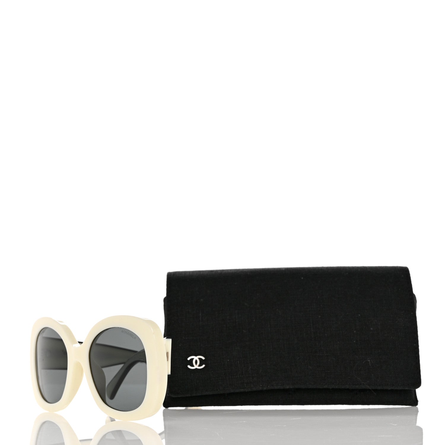 Chanel Acetate Sunglasses 71414A White 8 of 8