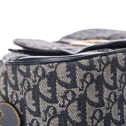 Christian Dior Monogram Saddle Bowler Navy 13 of 16