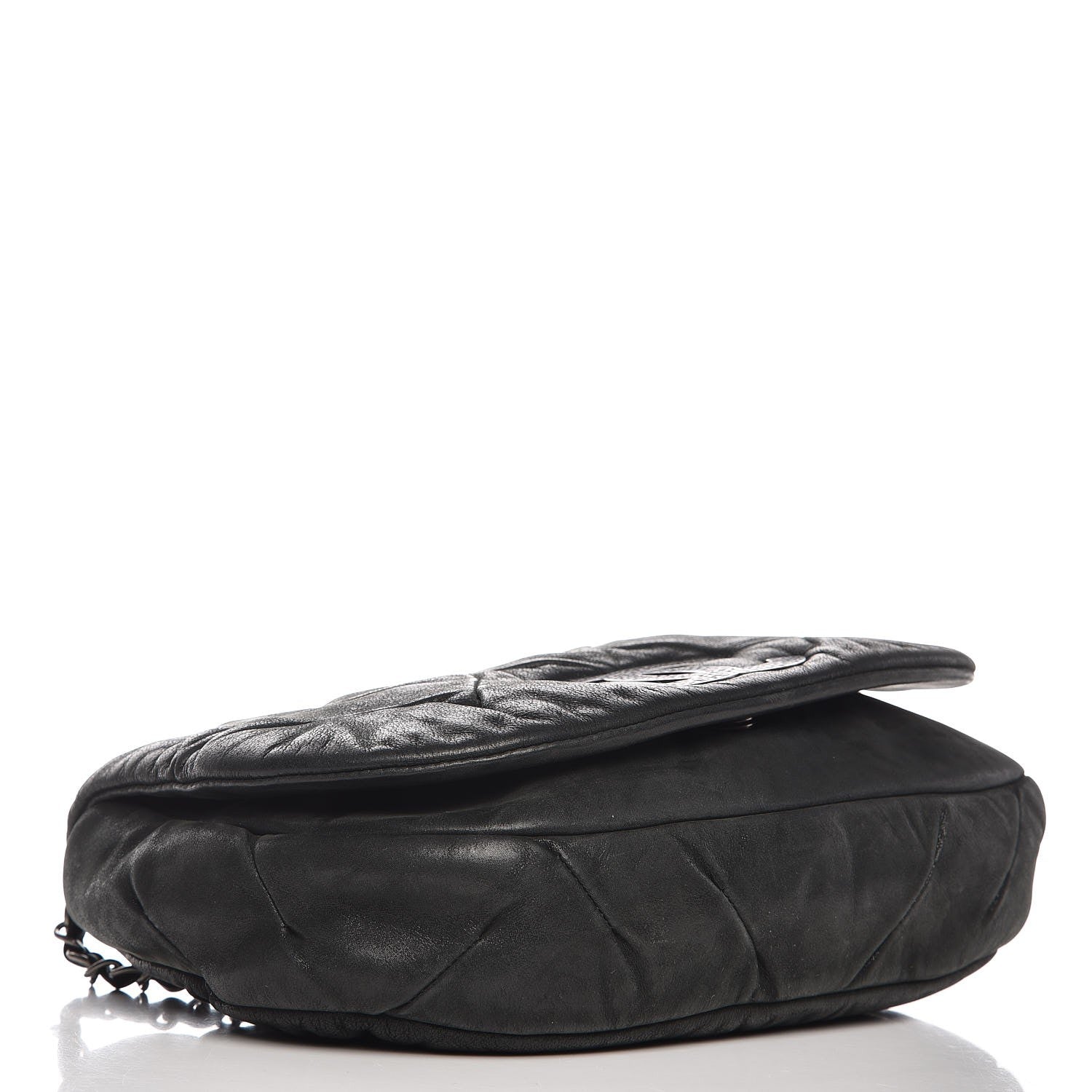 Chanel Iridescent Calfskin Glint Flap Black 4 of 8