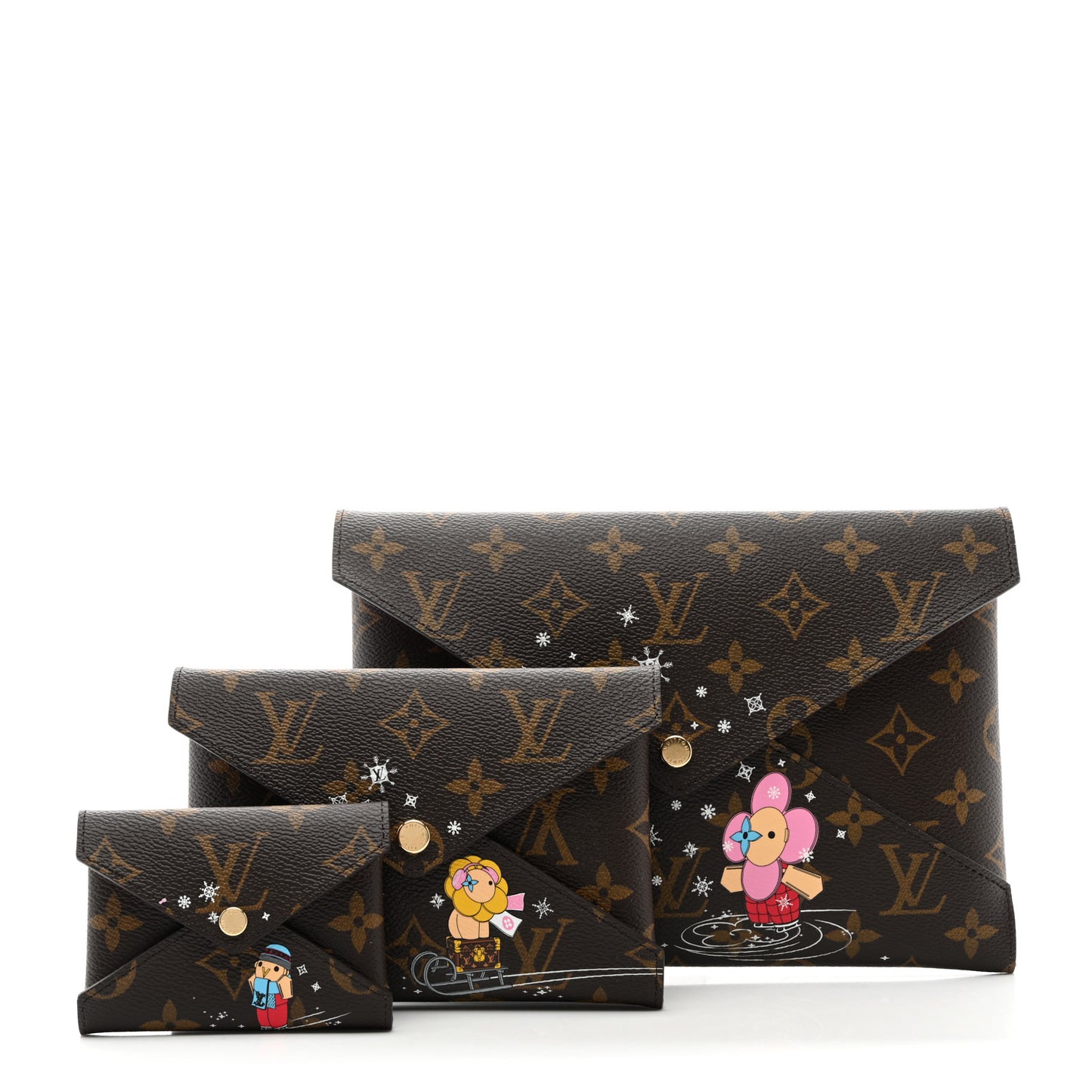 Monogram 2023 Christmas Animation Kirigami Pochette Set