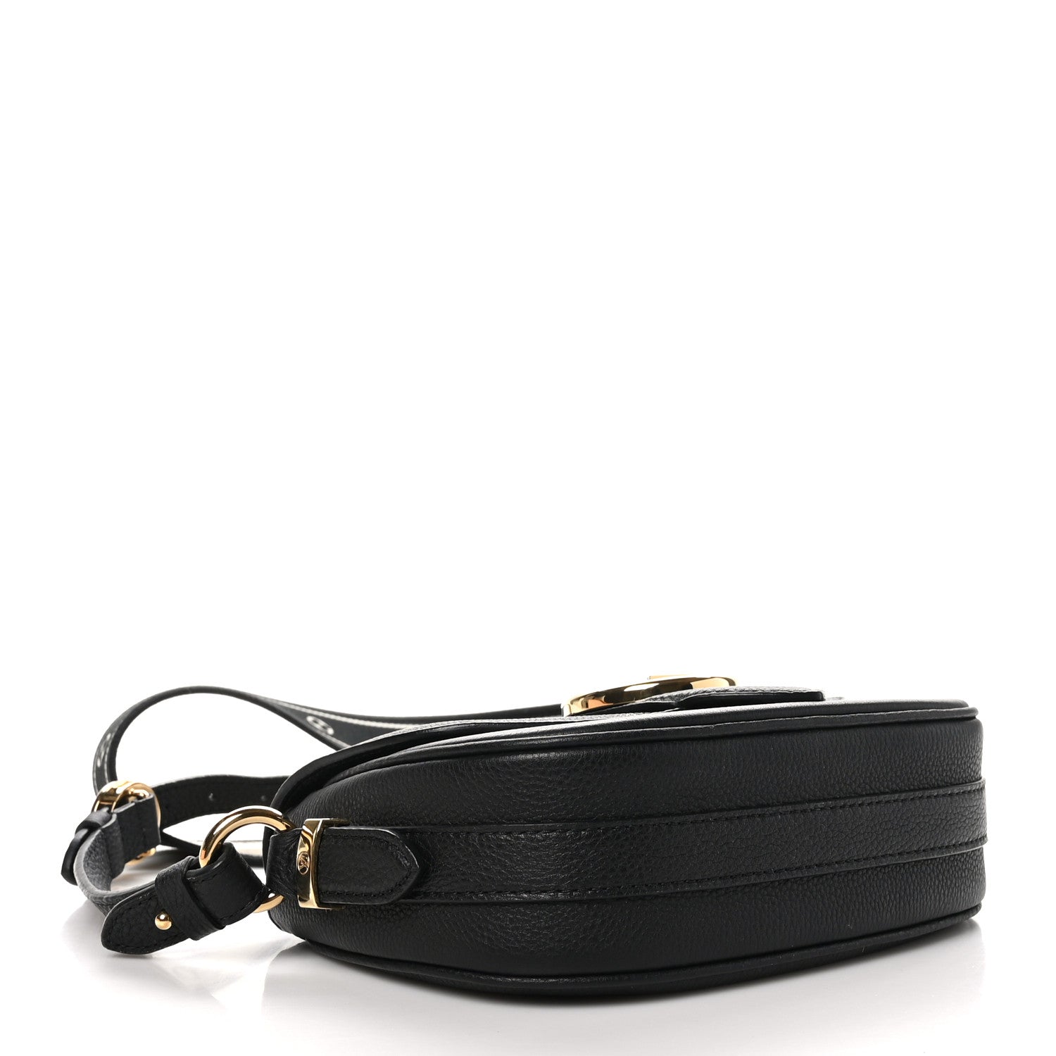 Louis Vuitton Grained Calfskin LV Pont 9 Soft PM Black 4 of 10