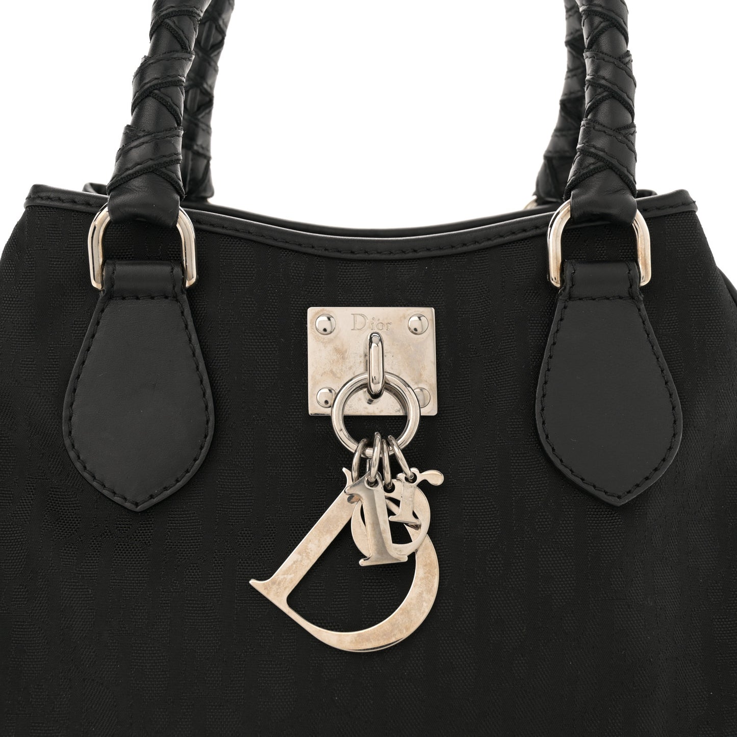 Nylon Monogram Small Lovely Tote Black