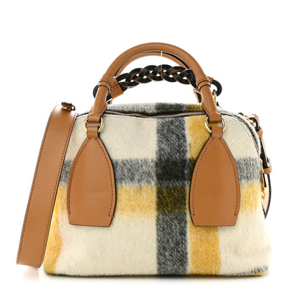 Chloe Calfskin Wool Medium Daria Tan Multicolor 1 of 10