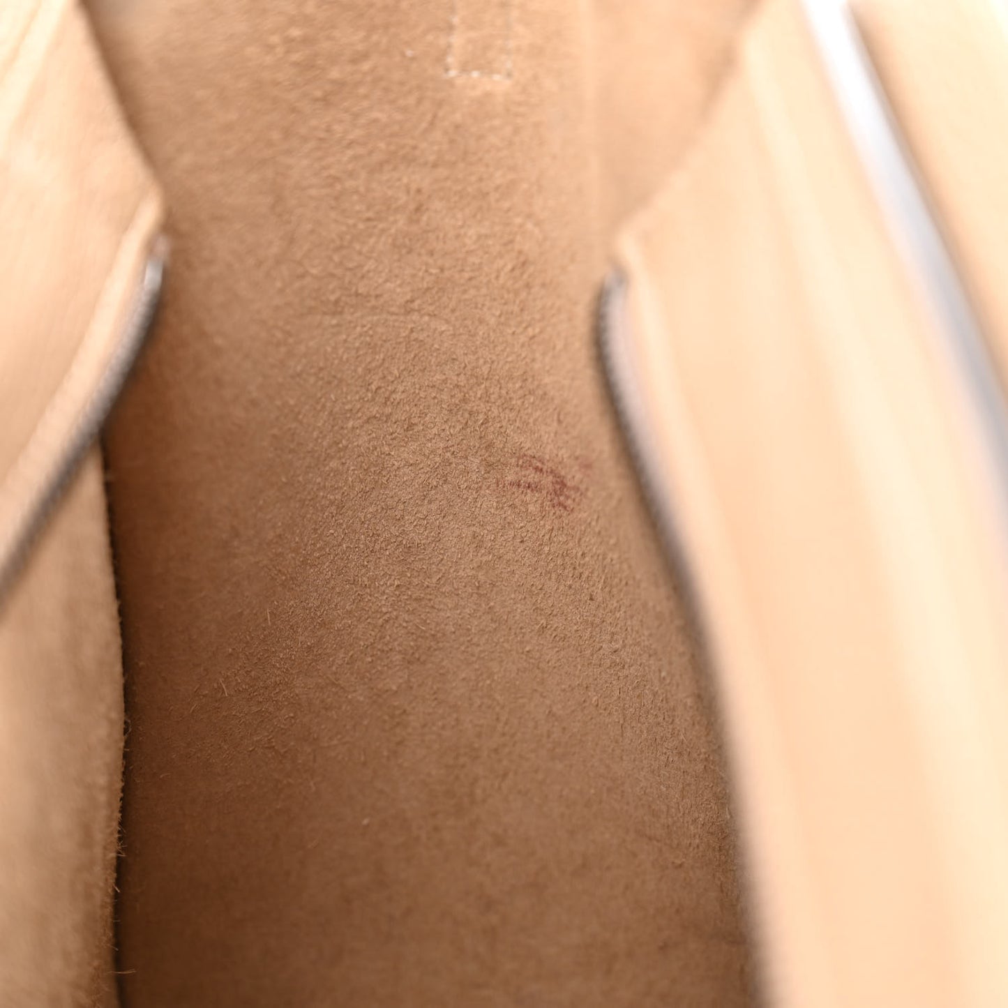 Drummed Calfskin Nano Luggage Dune