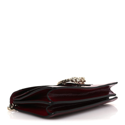 Gucci Crinkled Patent Small Dionysus Shoulder Bag Rosso Ancora Red 4 of 11