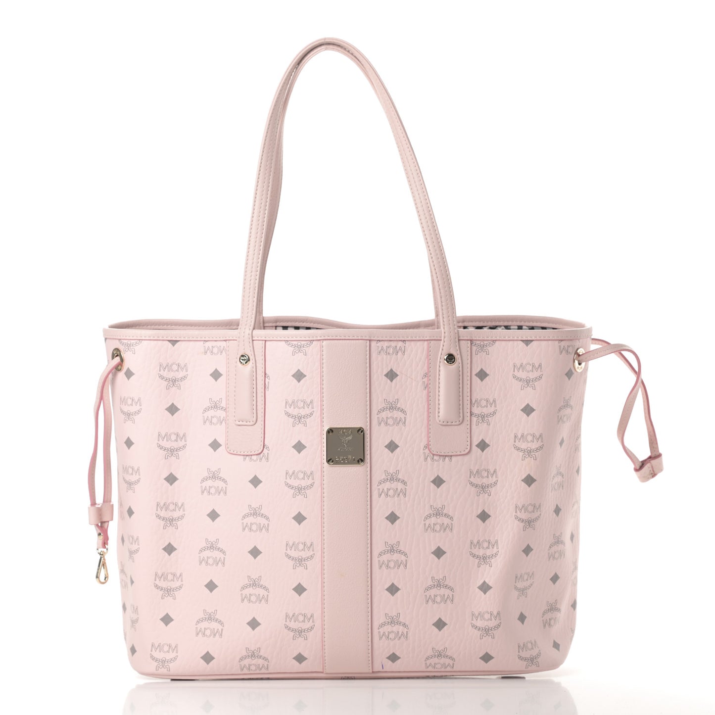 Visetos Medium Liz Reversible Shopper Tote Powder Pink