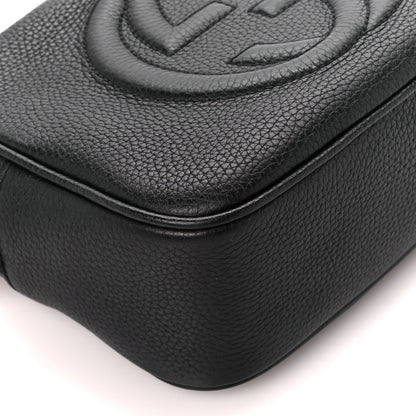 Gucci Pebbled Calfskin Small Soho Disco Bag Black 10 of 15