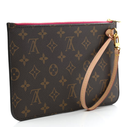 Louis Vuitton Monogram Neverfull MM GM Pochette Pivoine 3 of 7