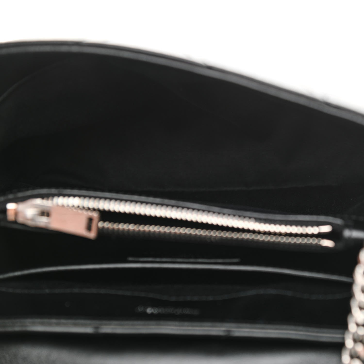 Saint Laurent Calfskin Y Quilted Monogram Small Loulou Chain Satchel Black 4 of 9