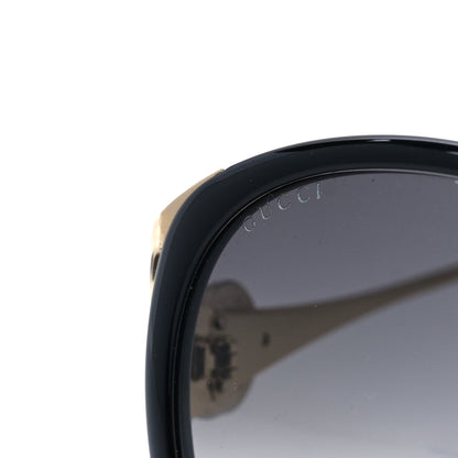 Gucci Round Frame Injected GG0226S Sunglasses Black 7 of 8