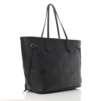 Louis Vuitton Empreinte Monogram Giant Neverfull MM Black 4 of 11