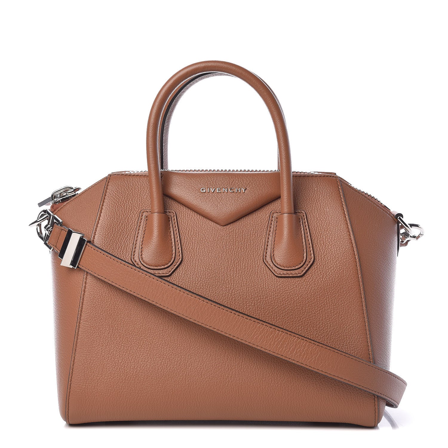 Givenchy Sugar Goatskin Small Antigona Pony Brown 1 of 10