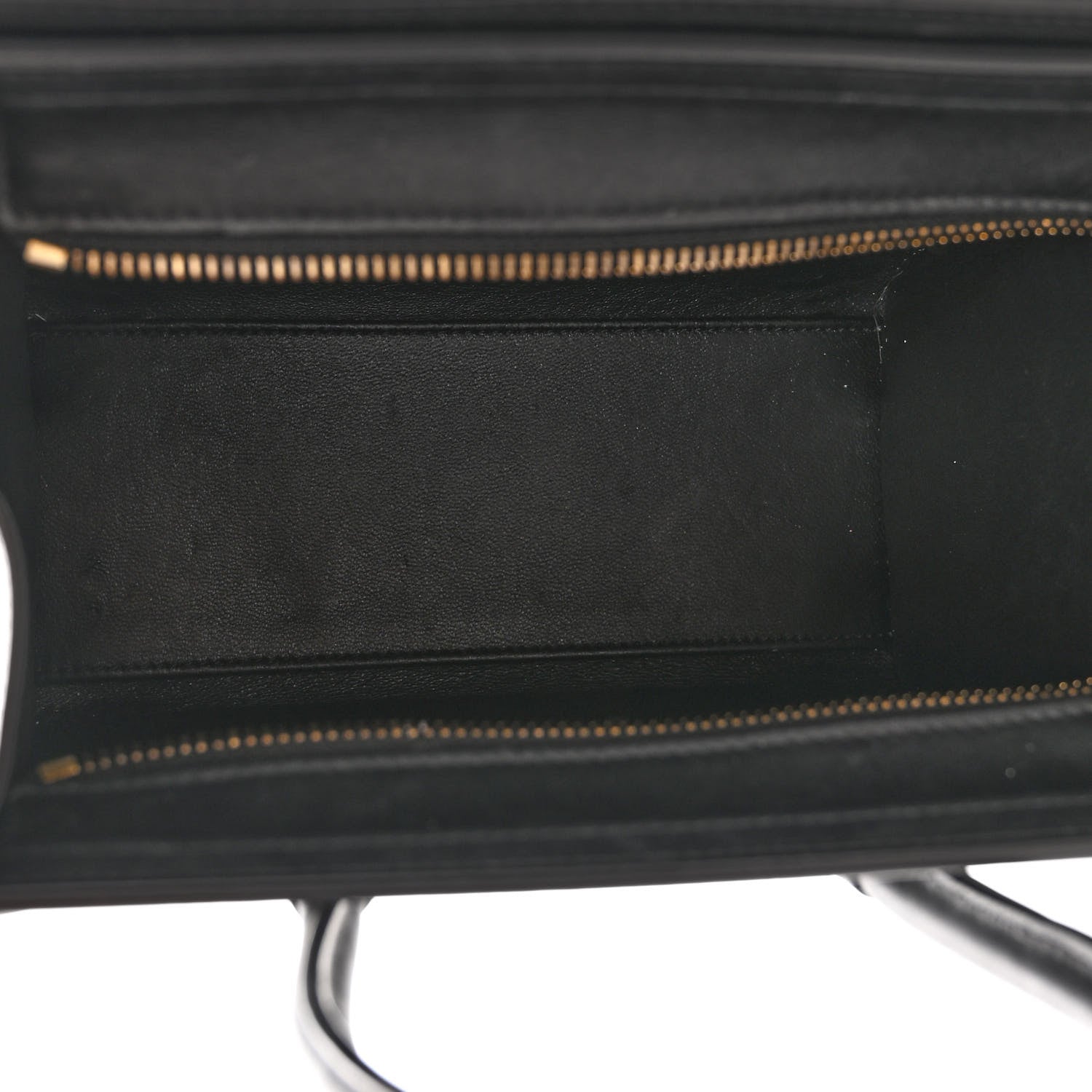 Celine Smooth Calfskin Nano Luggage Black 5 of 9