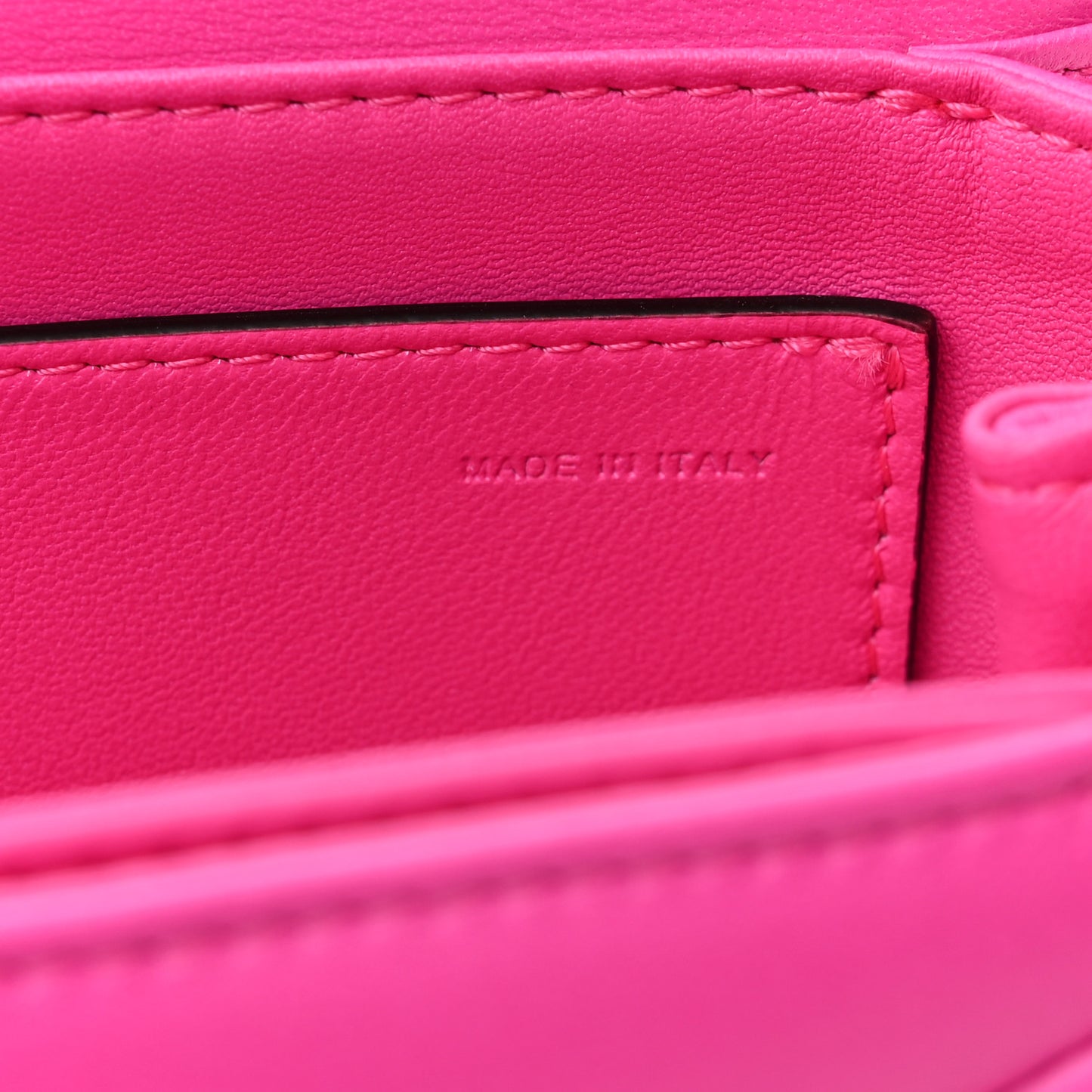 Nappa One Stud Chain Clutch Pink PP