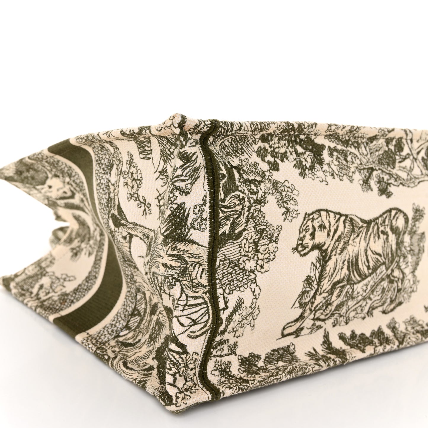 Canvas Embroidered Medium Dioriviera Toile De Jouy Book Tote